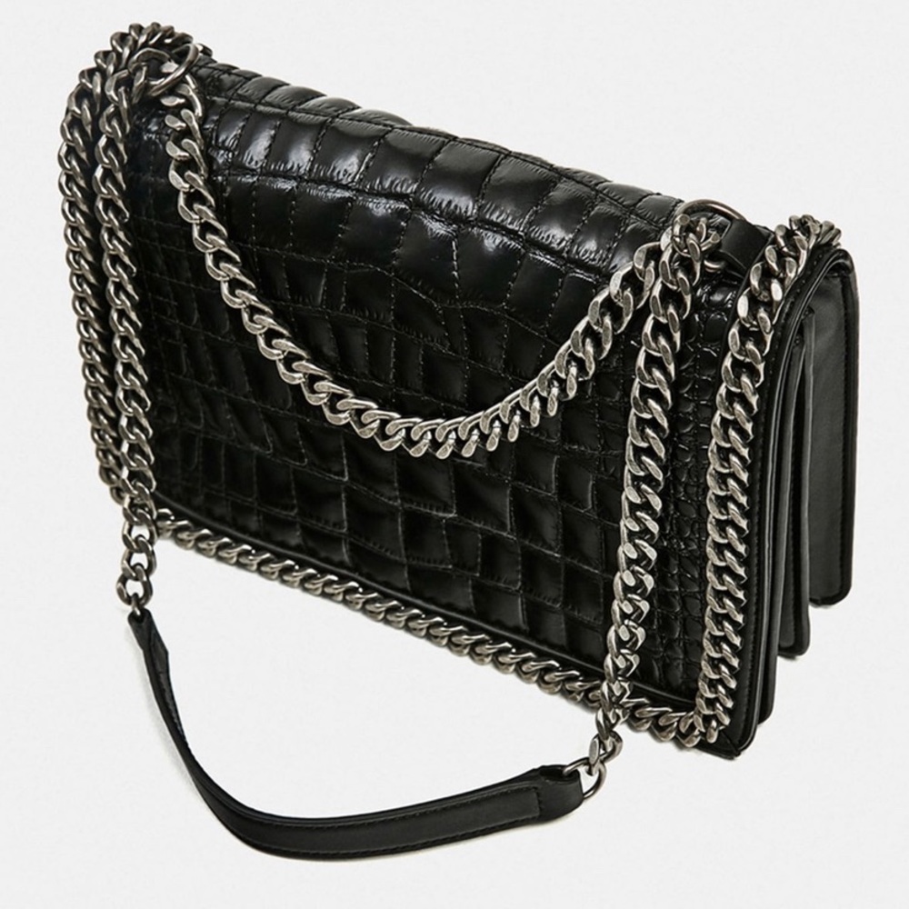 Zara Crossbody Bag with Embossed detail